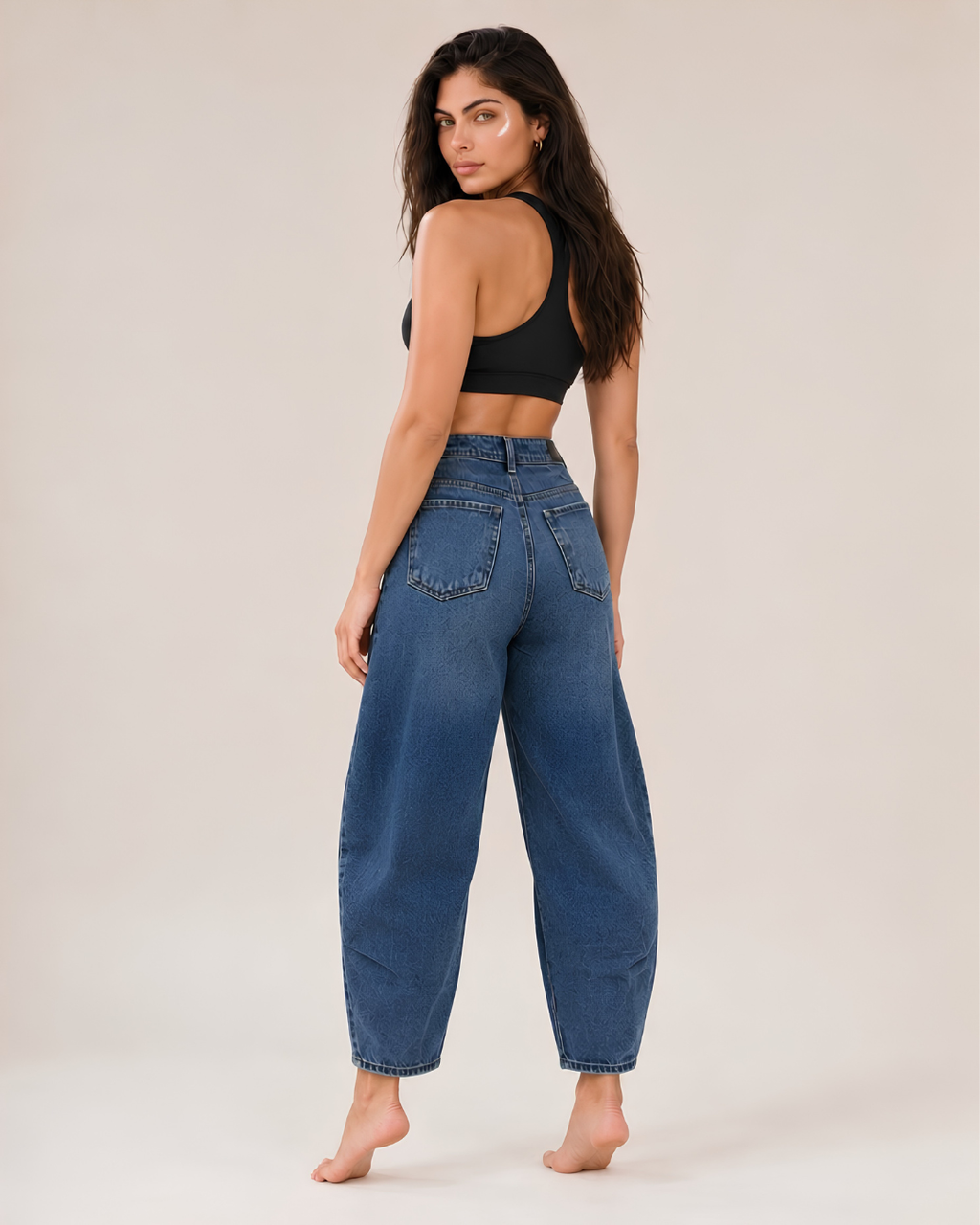 Jean barrel para mujer azul | HYE Ref. 2024